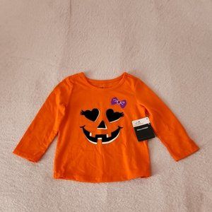 Baby Girl Halloween Shirt Size 12 Months